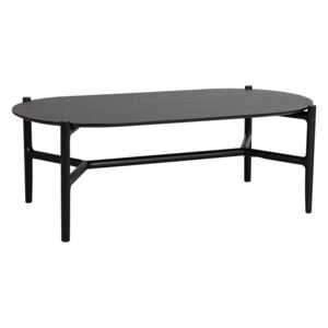Černý dubový konferenční stolek Rowico Hornis L