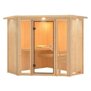 KARIBU finská sauna KARIBU FLORA 1 (57003)