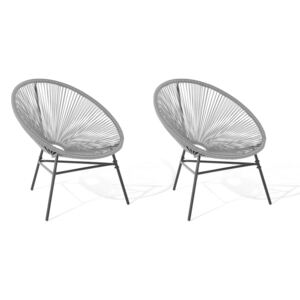 Set 2ks. židlí Alvarez (světle šedá)