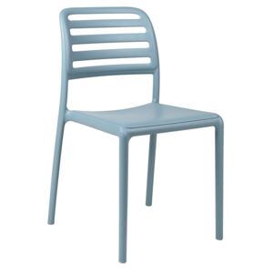 SitBe Světle modrá plastová zahradní židle Beno
