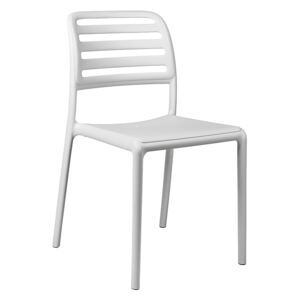 SitBe Bílá plastová zahradní židle Beno