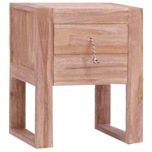 Noční stolek 40 x 30 x 50 cm masivní teakové dřevo