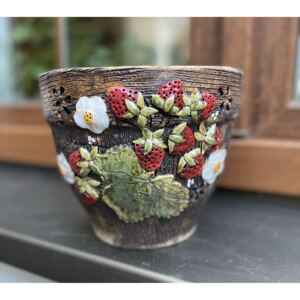 Keramika Javorník Květináč - jahody