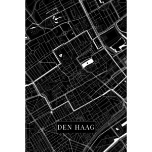 Mapa Den Haag black