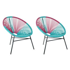 Set 2ks. židlí Alvarez (modrá)