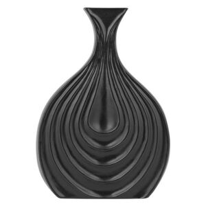 Váza TAMMIN 25 cm (sklolaminát) (černá)