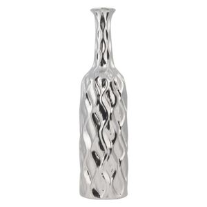 Váza BITLIS 45 cm (sklolaminát) (stříbrná)