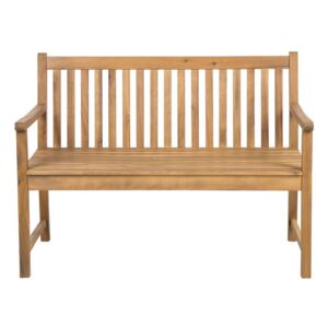 Zahradní lavice 120 cm VESTFOLD (dřevo) (světlé dřevo)