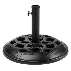Stojan na zahradní deštník 50 cm ELFIR (beton) (kruh) (černá)