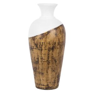 Váza BADIN 44 cm (keramika) (bílá). Akce -10%.. Vlastní profesionální přeprava až k Vám domů 1019531