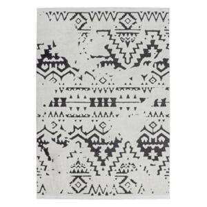 Kusový koberec Agadir 110 bílá / černá 80 x 150 cm