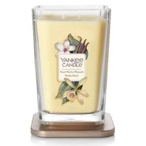 Yankee Candle Elevation - vonná svíčka Sweet Nectar Blossom 552g (Sladká vanilka se příjemně mísí s vůní krémového kokosu a jemné konvalinky, výsledkem je zářivá a povzbudivá vůně.)