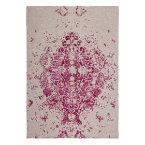 Kusový koberec Ballerina 700 slonová kost / Pink 80 x 150 cm