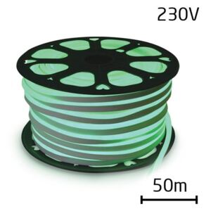 LED neon flexi hadice 230V 92LED/m 7W/m zelená (50m)