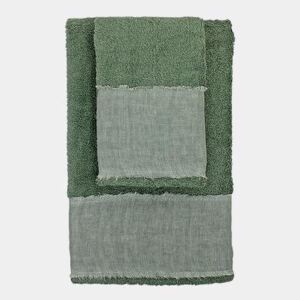 Bavlněný ručník STRAPPATO Forest Green