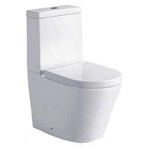 SAPHO - PACO WC kombi mísa s nádržkou včetně Soft Close sedátka, spodní/zadní odpad (PC1012)