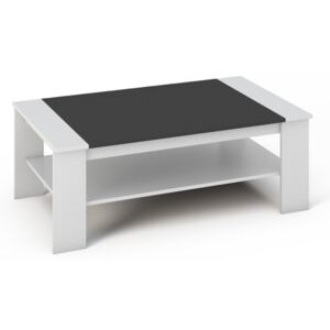 Konferenční stolek BARI bílá/černá
