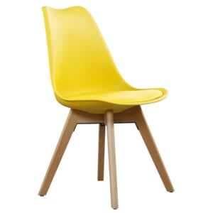 Jídelní židle CROSS II žlutá
