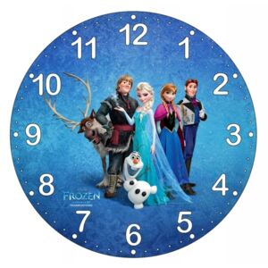 Dětské nástěnné hodiny Ledové království 2