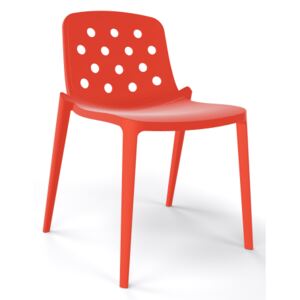 Emagra Plastová židle Isodoro - červená