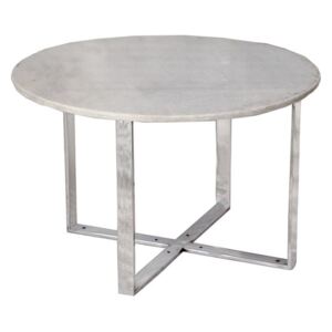 Kulatý stolek s mramorem