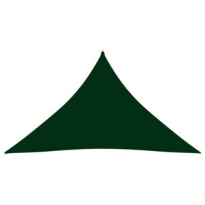 Stínící plachta oxford trojúhelník 3,5x3,5x4,9 m tmavě zelená
