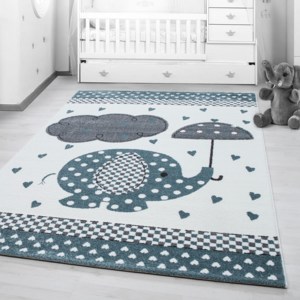Dětský kusový koberec Kids 570 Blue | modrý Typ: 120x170 cm