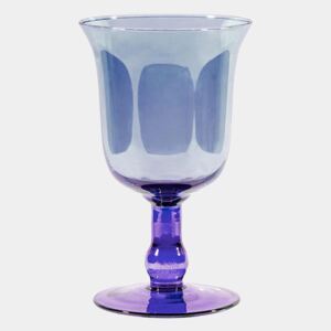 Modrofialová váza na svíčku