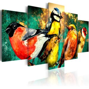 Obraz - Birds Meeting 200x100