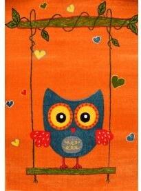 Vopi | Dětský koberec Kolibri 11190/160 - 120 x 170 cm, oranžový