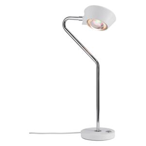 P 70921 LED stolní lampa Ramos 10W bílá mat/chrom dotykový stmívač - PAULMANN