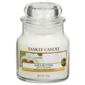 Svíčka ve skleněné dóze Yankee Candle Bambucké máslo, 104 g