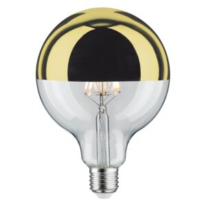 P 28548 LED Globe 125 zrcadlový svrchlík zlatá 5W E27 teplá bílá stmívatelné - PAULMANN