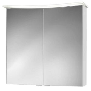 Jokey Lightbend Zrcadlová skříňka - bílá š. 75 cm, v. 72 cm, hl. 21/15 cm, 111312320-0110