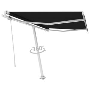 Volně stojící automatická markýza 350 x 250 cm antracitová
