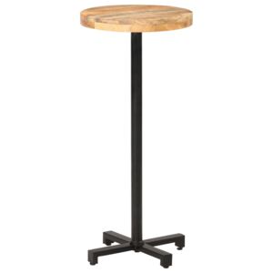 Barový stůl kulatý Ø 50 x 110 cm hrubé mangovníkové dřevo