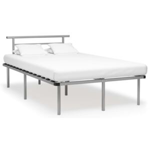 Rám postele šedý kov 120 x 200 cm
