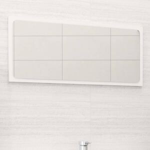 Koupelnové zrcadlo bílé 80 x 1,5 x 37 cm dřevotříska