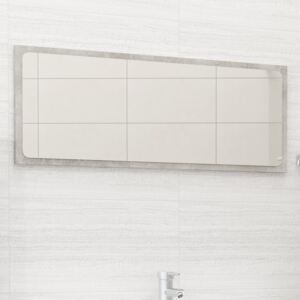 Koupelnové zrcadlo betonově šedé 90 x 1,5 x 37 cm dřevotříska