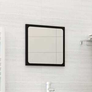 Koupelnové zrcadlo černé 40 x 1,5 x 37 cm dřevotříska