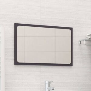 Koupelnové zrcadlo šedé 60 x 1,5 x 37 cm dřevotříska
