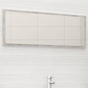 Koupelnové zrcadlo betonově šedé 100 x 1,5 x 37 cm dřevotříska