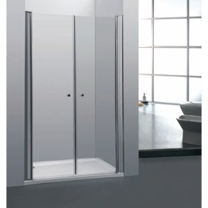 Sprchové dveře PURE D2 90 dvoukřídlé 86-91 x 190 cm