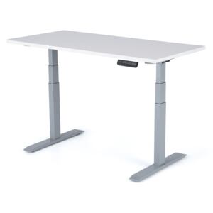Výškově stavitelný ergonomický stůl Liftor Stolová deska 138 x 65 x 2,5cm, bílý dekor W980