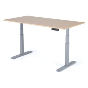 Výškově stavitelný ergonomický stůl Liftor 1600 x 800 x 18mm, Dub sorano H1334