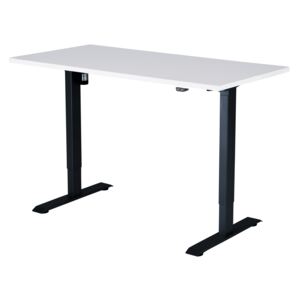Ergonomický stůl Liftor s nastavitelnou výškou, elektrický, Stolová deska 138 x 65 x 2,5cm, bílý dekor W980