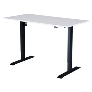 Ergonomický stůl Liftor s nastavitelnou výškou, elektrický, 1380 x 650 x 18mm, Bílá W980