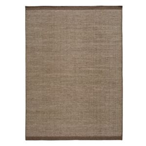 Hnědý vlněný koberec Universal Kiran Liso, 160 x 230 cm