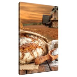 Obraz na plátně Venkovský domácí chléb 20x30cm 1356A_1S