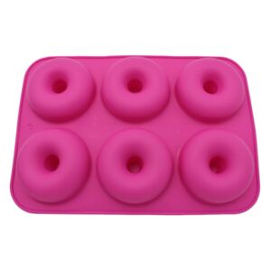 Silikonová forma na donuty Giftlab | Růžový